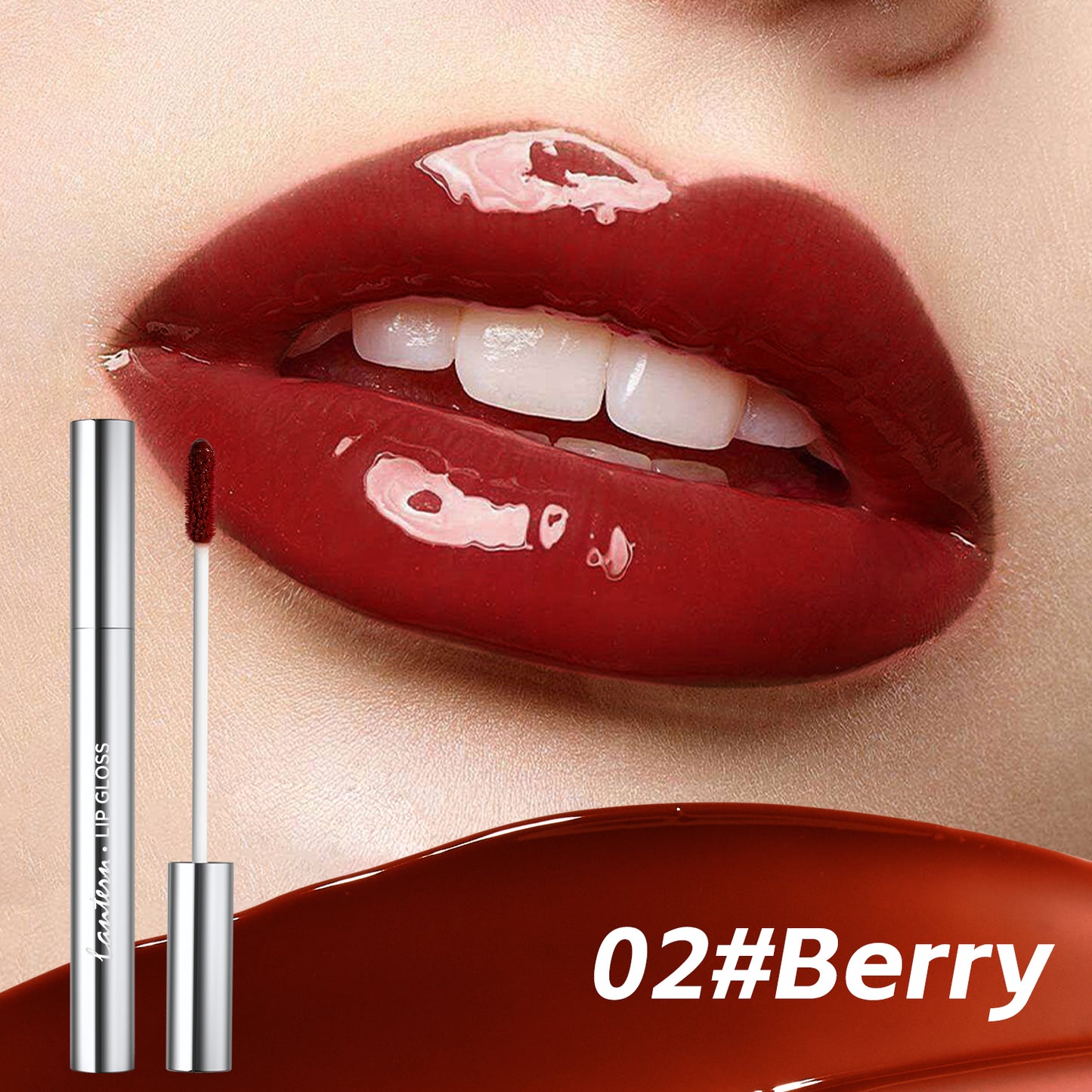 4 Colors Lip Gloss,Hydrating Lip Tint,Long Lasting Waterproof, High Shine Glossy Mirror Lip Stain, Long Lasting Moisturizing,Non Sticky, Romantic Lip Gloss Gift For Women